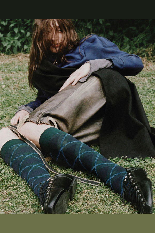 Swedish Stockings Franka Tights - Dark Green