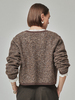 Maison De Ines Tweed Crop Cardigan - Tweed Brown - Thumbnail 6