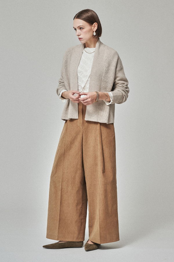 Maison De Ines Raccoon Blend Cardigan - Light Mix Beige