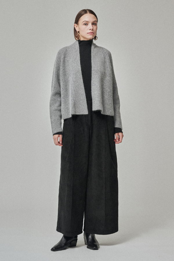 Maison De Ines Raccoon Blend Cardigan - Melange Gray