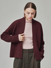 Maison De Ines Raccoon Blend Cardigan - Burgundy - Thumbnail 1