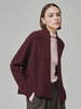 Maison De Ines Raccoon Blend Cardigan - Burgundy - Thumbnail 5