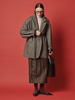 Maison De Ines Oversized Wool Blend Jacket - Herringbone Brown - Thumbnail 4