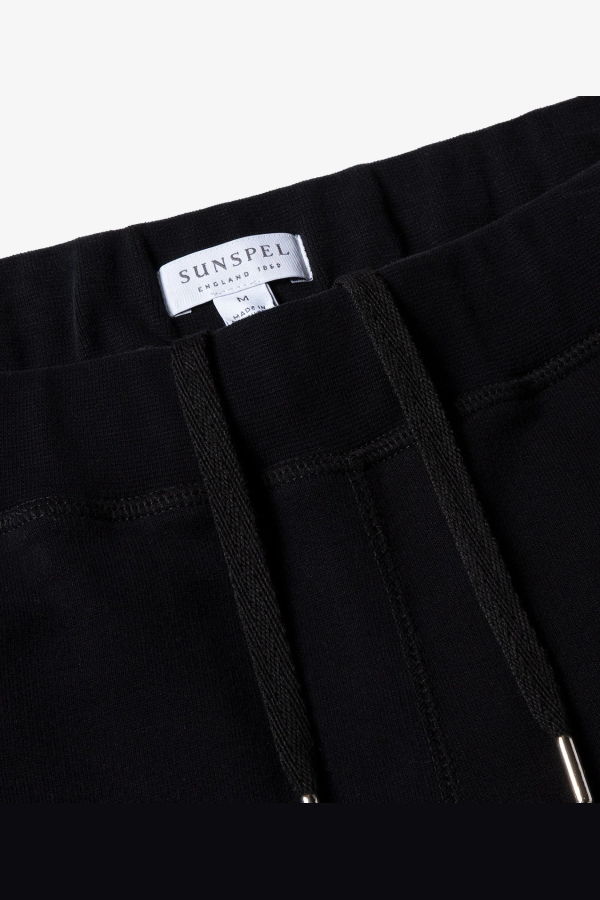 Sunspel Loopback Sweatpant - Black