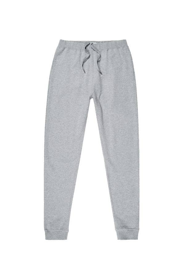 Sunspel Loopback Sweatpants - Grey Melange