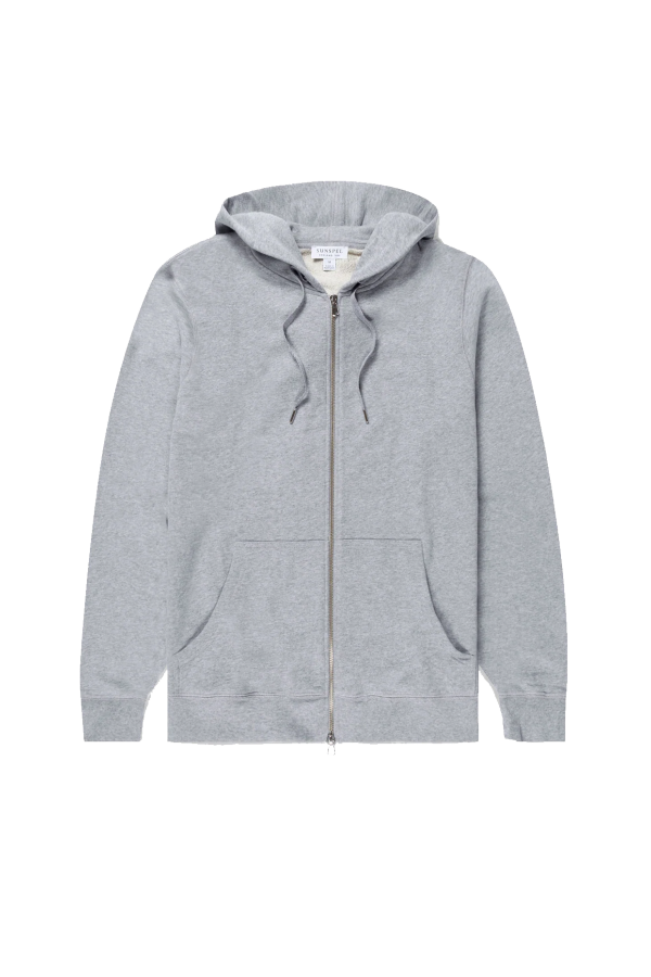 Sunspel Loopback Zip-Up Hoodie