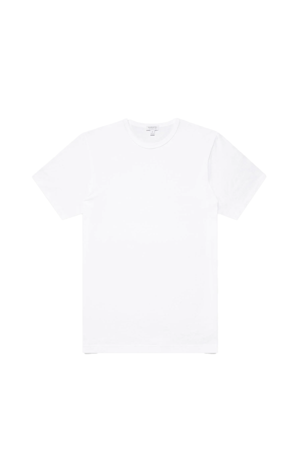 Sunspel S/S Classic T-Shirt - White