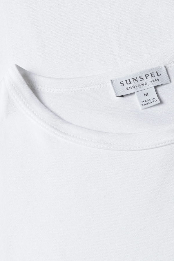 Sunspel S/S Classic T-Shirt - White
