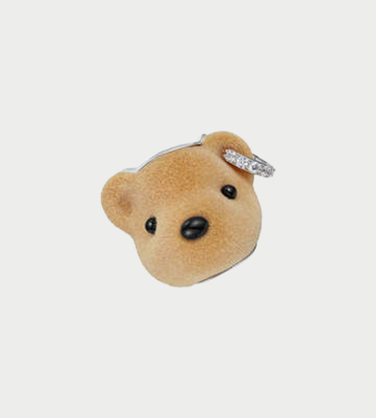 YVMIN Flocked Bear Head Cuff Earring (Left) - Image 1 of 5