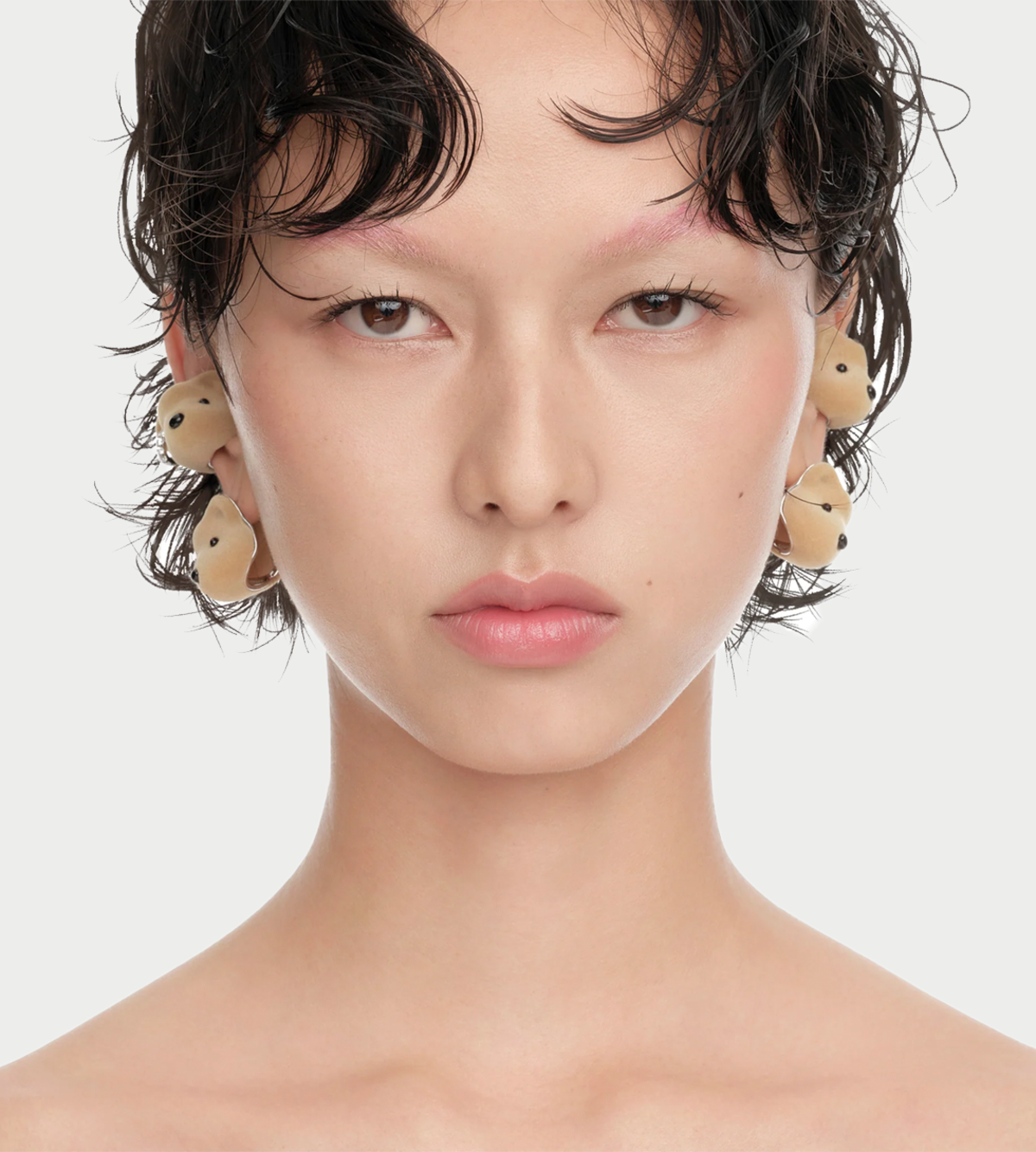 YVMIN Flocked Bear Head Cuff Earring (Left) - Image 4 of 5