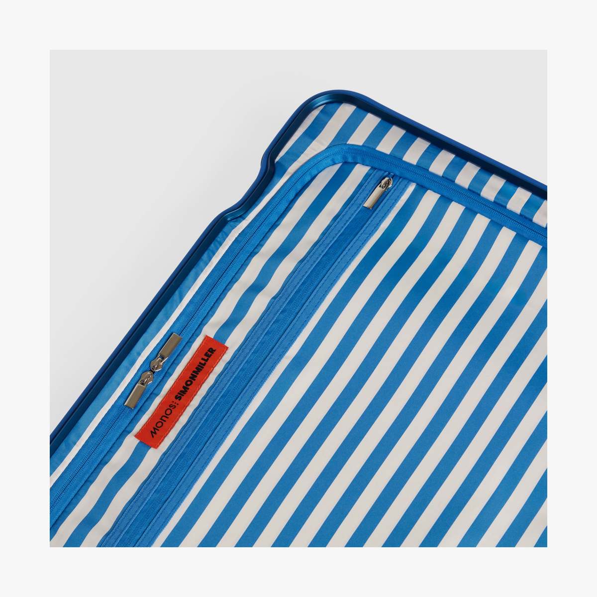 Simon Miller Medium Hybrid Check-In Luggage - Coastal Blue - Image 8 of 10