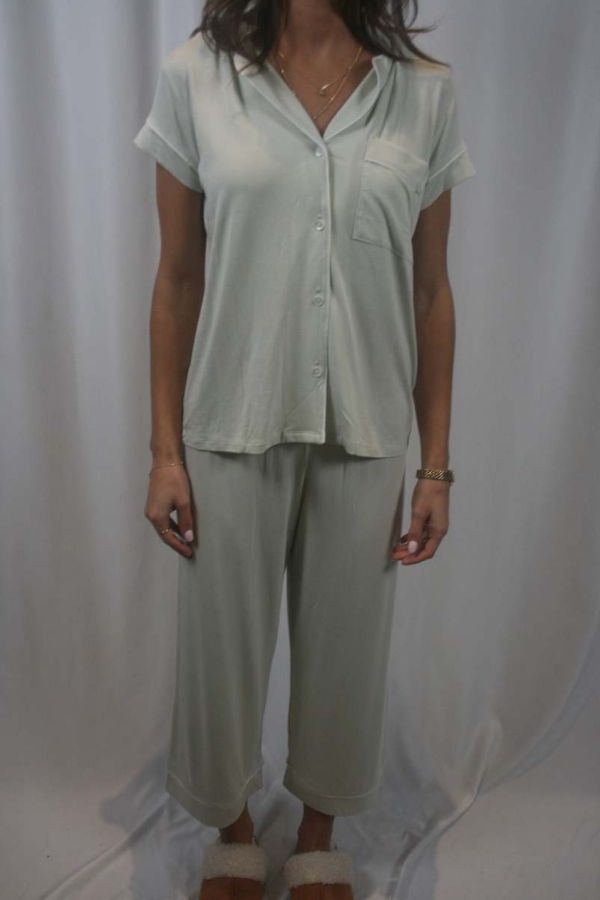 Eberjey Gisele Cropped Pant Set