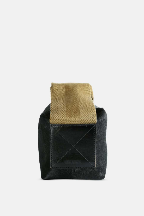 Uma Wang Small Shoulder Bag - Black/Mustard