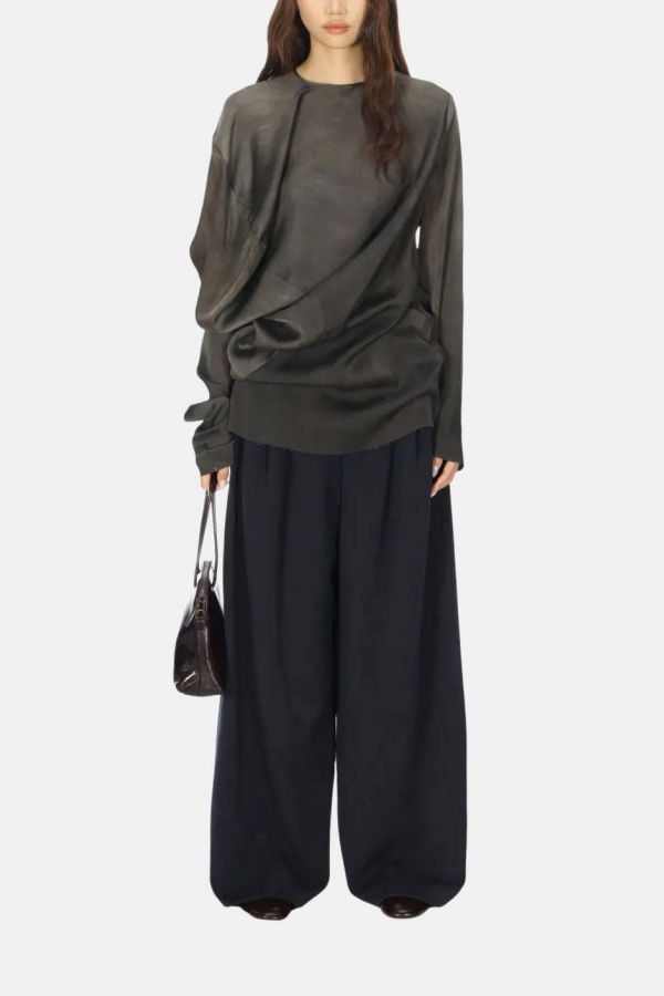 Uma Wang Trek Top - Dark Grey