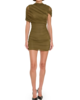 Amanda Uprichard Evianna Dress - Olive Green - Thumbnail 1