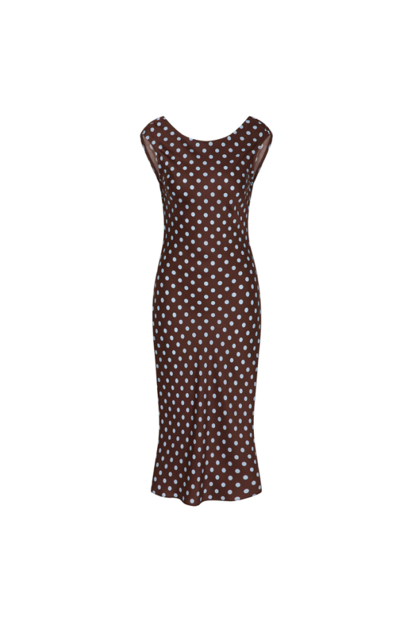 Posse Leo Dress - Chocolate Polka Dot