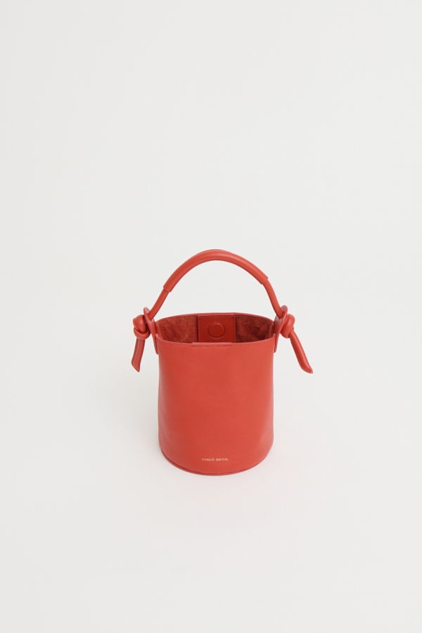 Mansur Gavriel Mini Mini Fortuna Bucket Bag - Pomodoro
