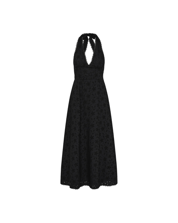 Posse Salma Halter Dress - Black