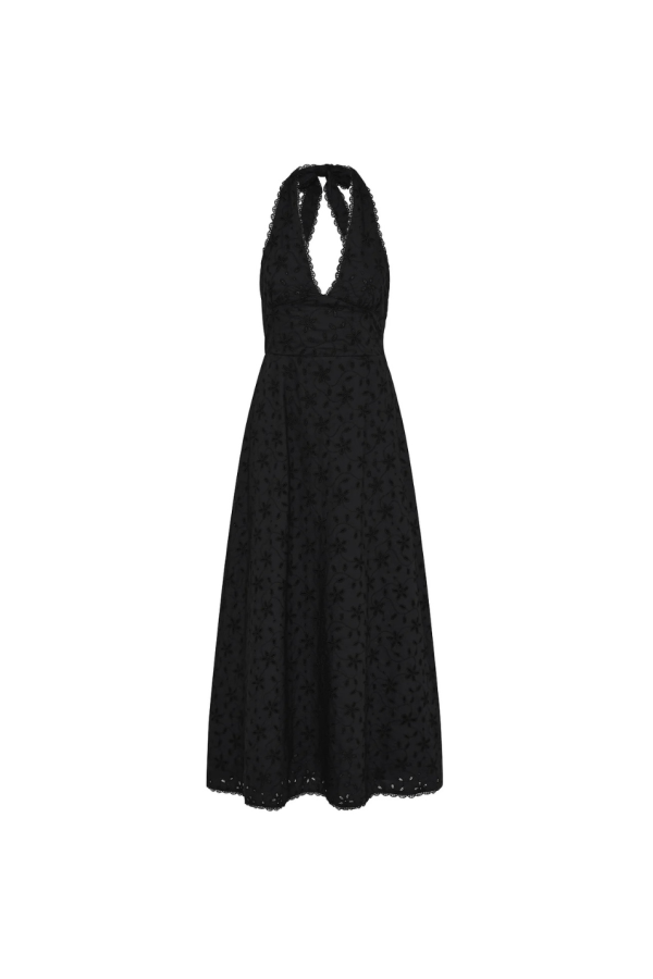 Posse Salma Halter Dress - Black