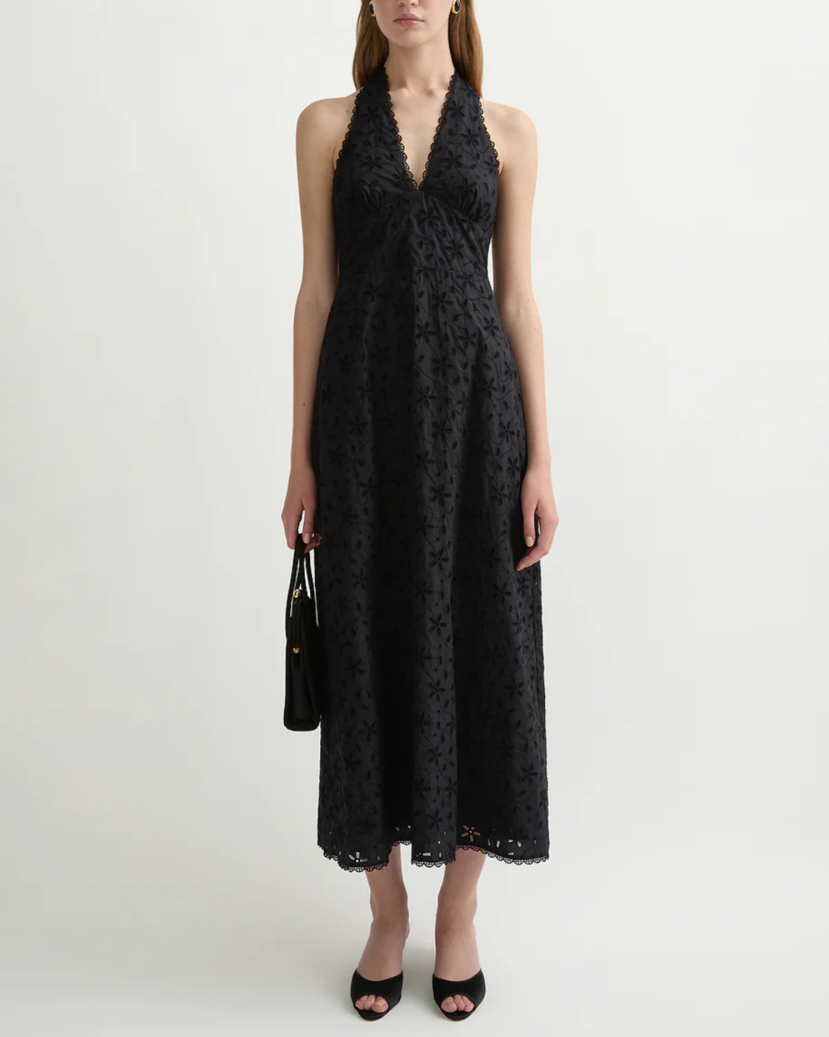 Posse Salma Halter Dress - Black - Image 2 of 5