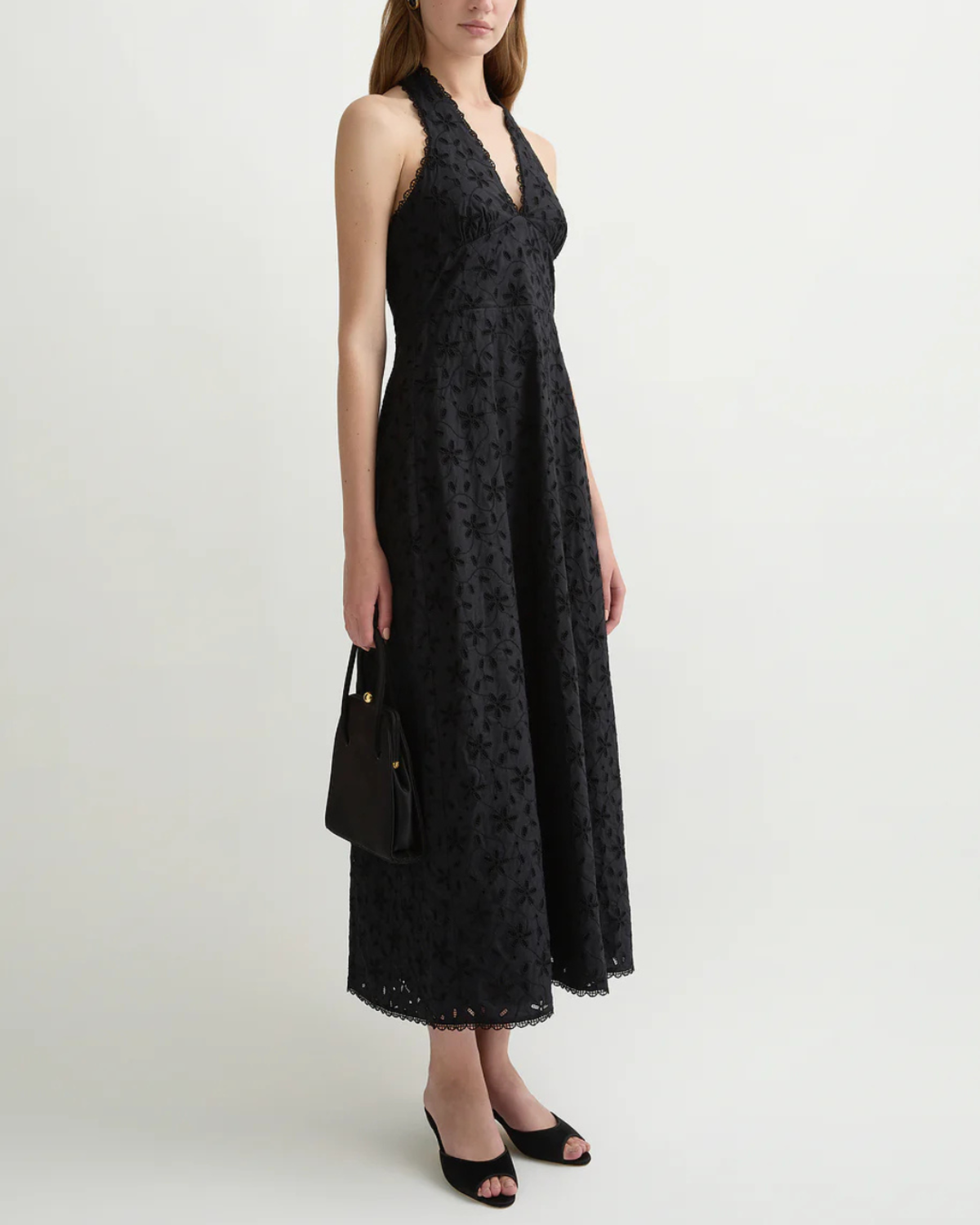 Posse Salma Halter Dress - Black - Image 4 of 5