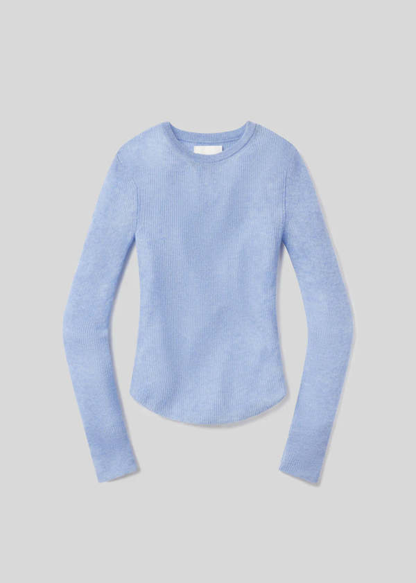 Citizens of Humanity Alessia Crewneck Sweater - Heathered Robin