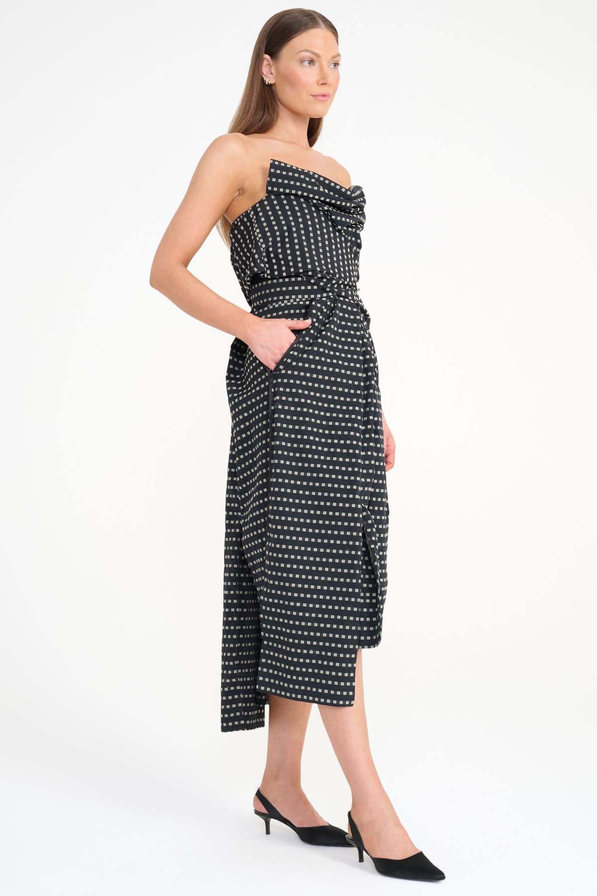 Staud Alessia Dress - Black - Image 2 of 3