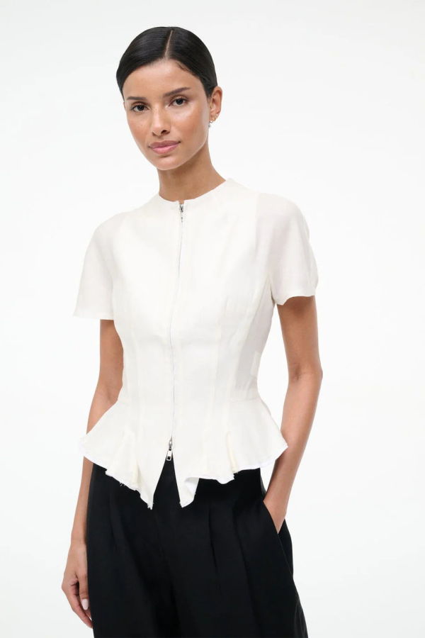 Staud Maelle Top - Ivory