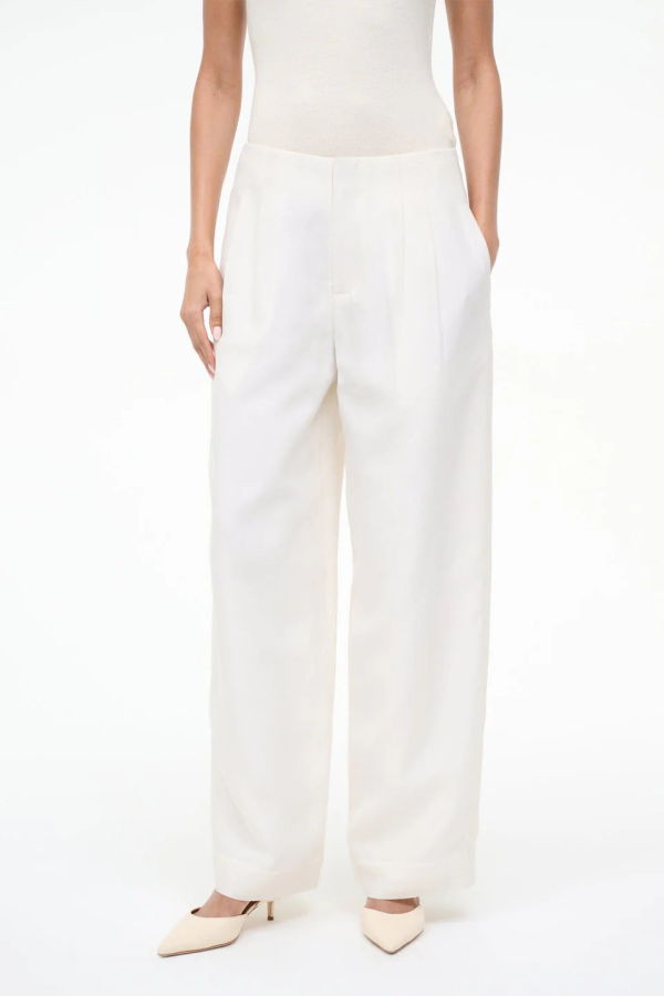 Staud Pierre Pant - Ivory