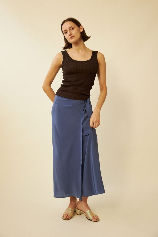 Penny Sage Harmony Skirt - Virginia Bluebell