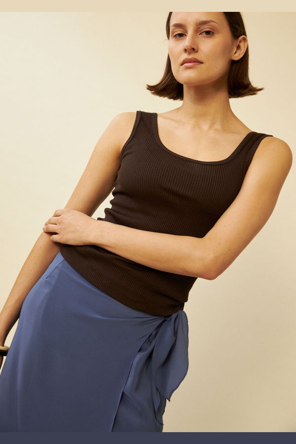 Penny Sage Harmony Skirt - Virginia Bluebell