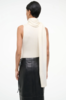 Staud Canal Top with Scarf Tie - Ivory - Thumbnail 5