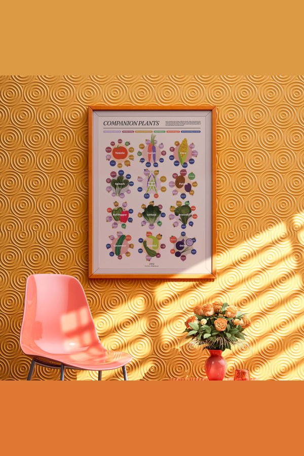 Fun Fact Co. Companion Plants Giclée Print