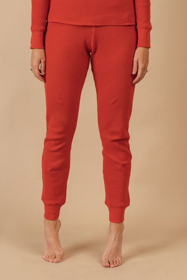 Noble Adult Organic Waffle Bottom - Paprika