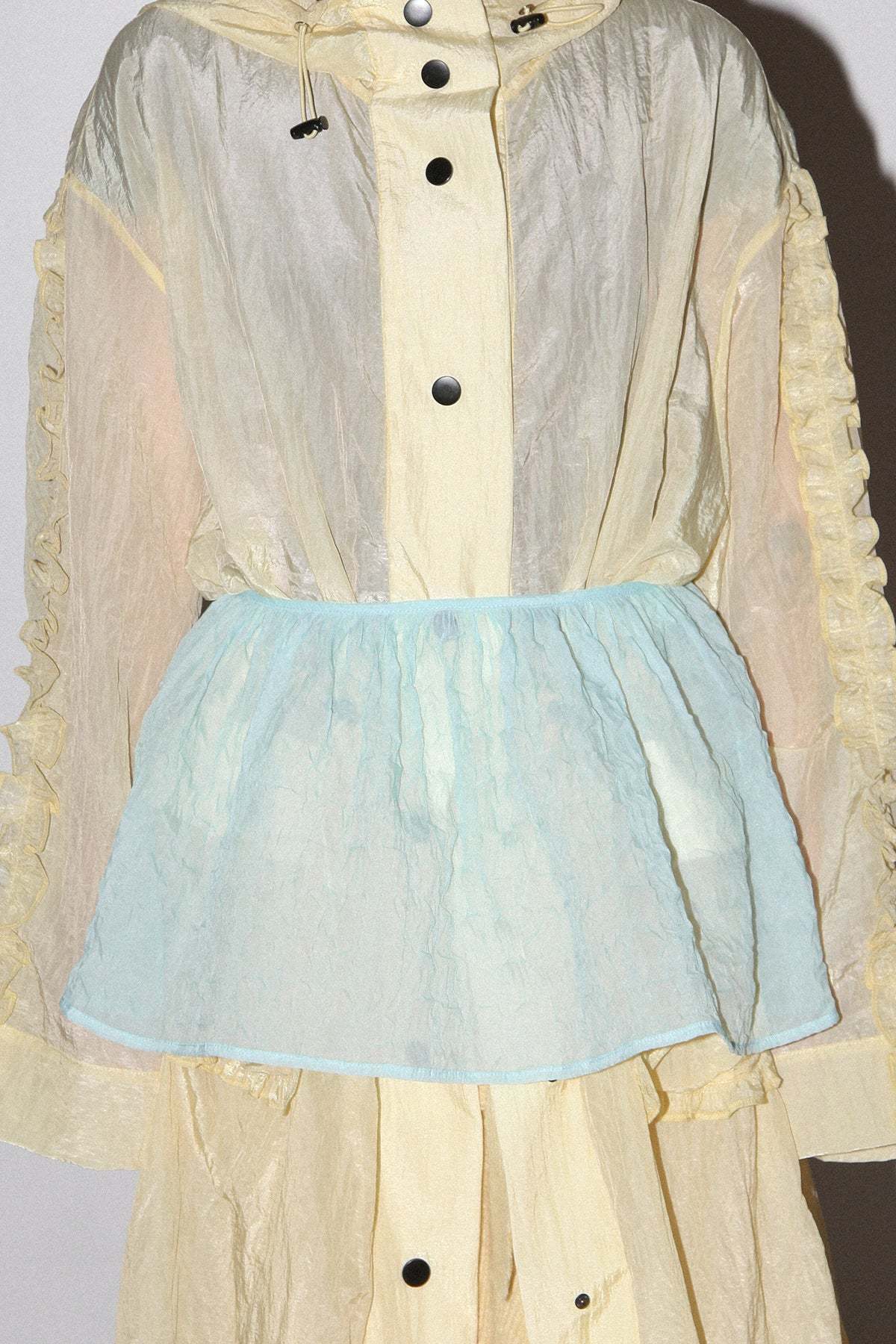 KkCo Bubble Peplum Apron - Sky - Image 2 of 8