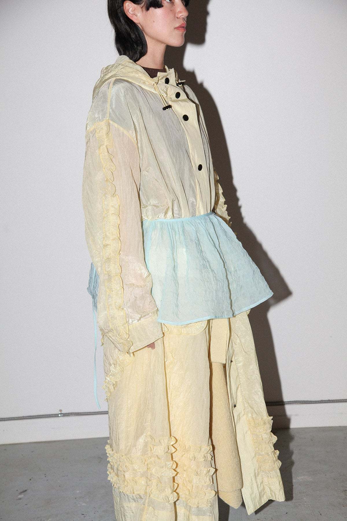 KkCo Bubble Peplum Apron - Sky - Image 5 of 8