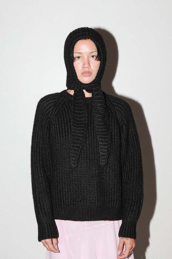 KkCo Polar Bonnet Scarf - Onyx