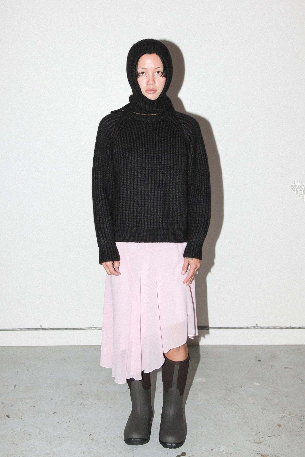 KkCo Polar Bonnet Scarf - Onyx - Image 3 of 6