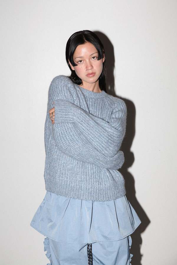 KkCo Polar Crewneck Sweater - Marled Sky
