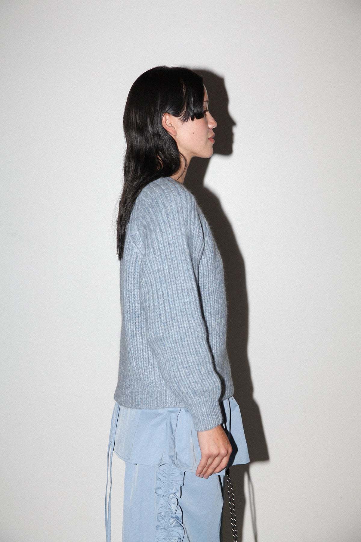 KkCo Polar Crewneck Sweater - Marled Sky - Image 3 of 6