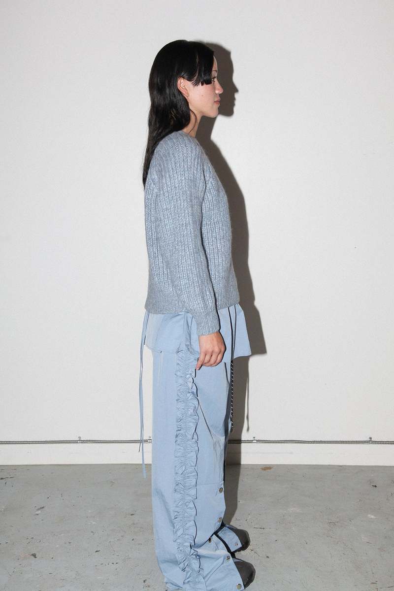 KkCo Polar Crewneck Sweater - Marled Sky