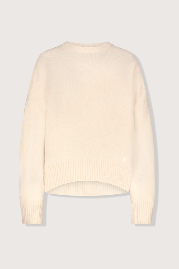 Loulou de Saison Anton Crew Cashmere Sweater - Lt.Pink