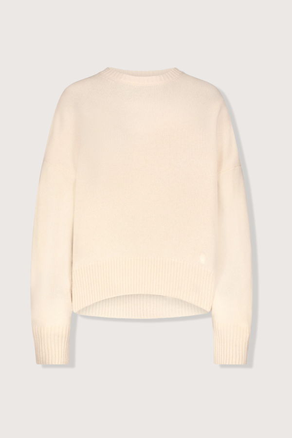 Loulou de Saison Anton Crew Cashmere Sweater - Lt.Pink