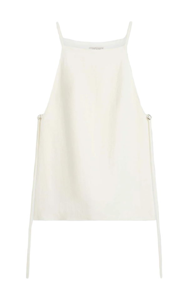 St. Agni Belted Side Detail Top - Off White
