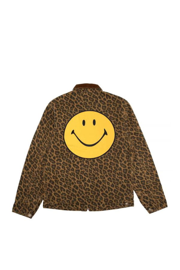 MARKET Smiley LA Work Jacket - Leopard Print/Brown