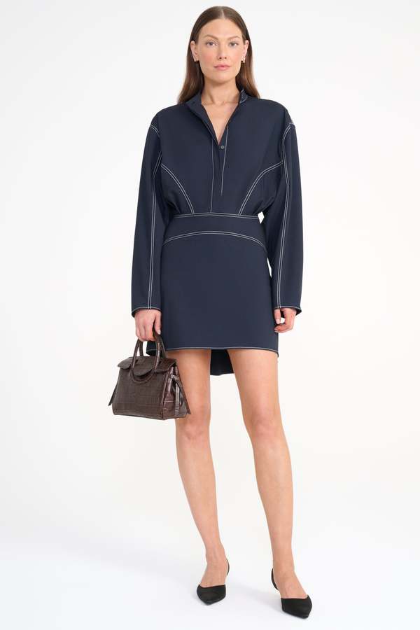 Staud Kiln Dress - Navy Staud Kiln Dress - Navy