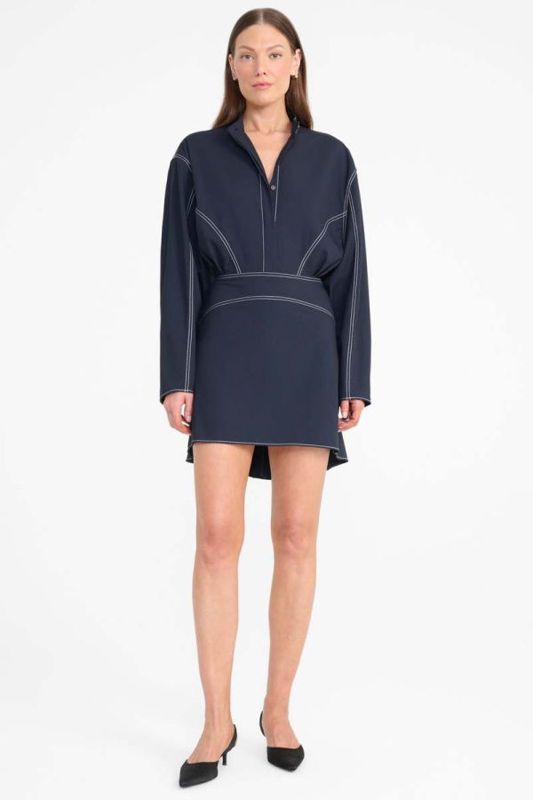 Staud Kiln Dress - Navy