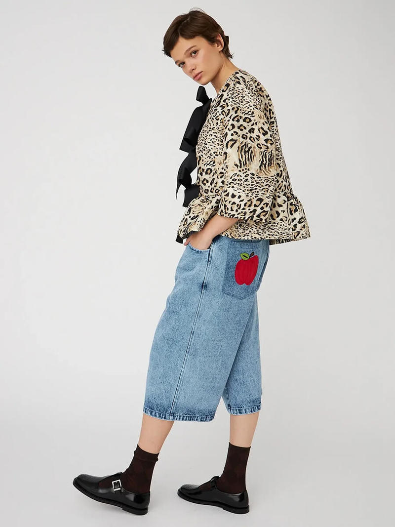 stella nova Crispy Peplum Bow Blouse