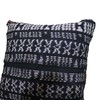 Kasih Coop Handwoven Ikat Pillow Cover - Black and Orange - Thumbnail 6