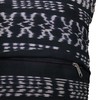 Kasih Coop Handwoven Ikat Pillow Cover - Black and Orange - Thumbnail 7